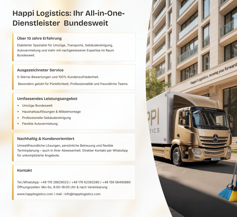 Happi Logistics – All-in-One Service Provider for Removals, Nationwide