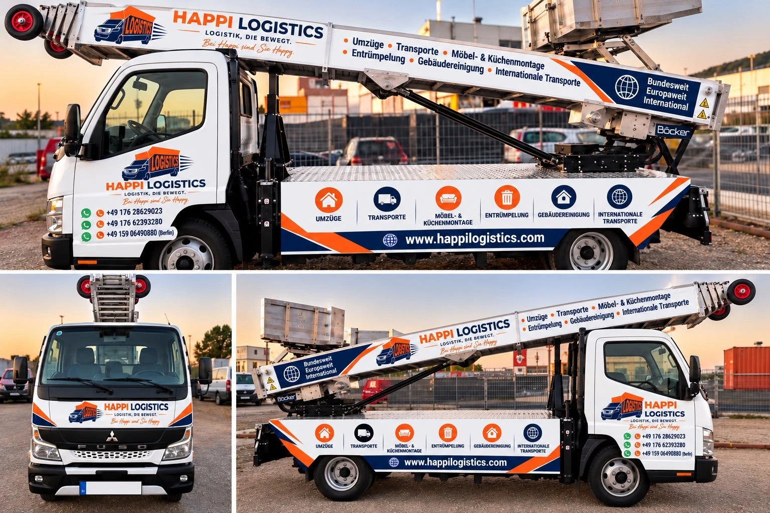 Neuer Happi Logistics Möbellift – Fahrzeugansichten